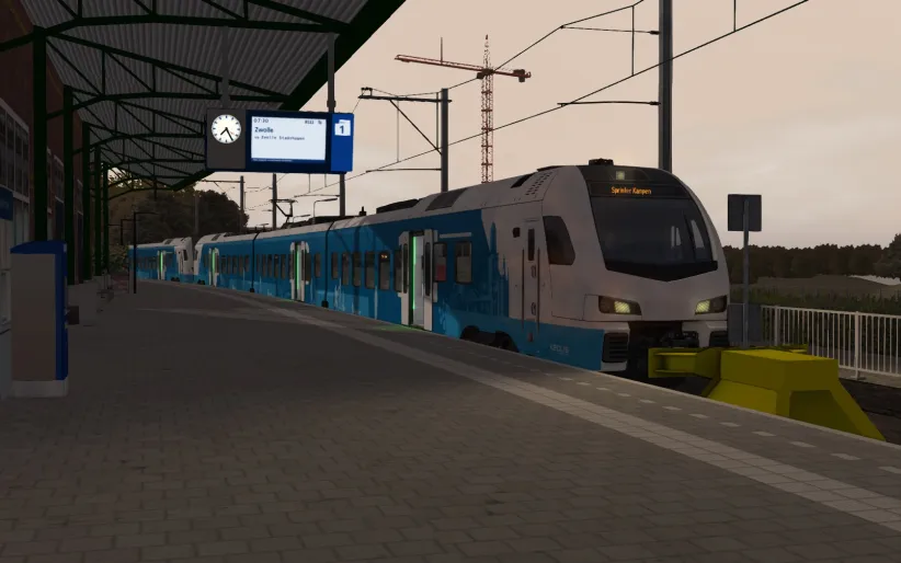 Keolis Blauwnet Flirt op Kampen