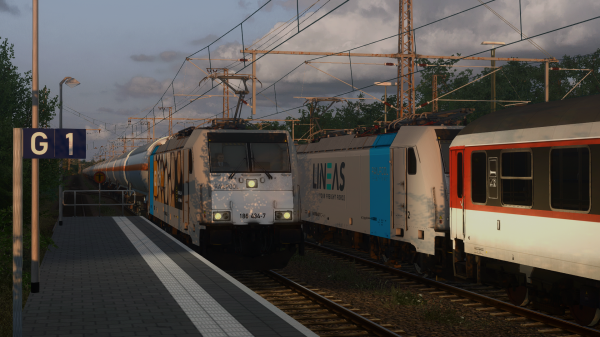 Lineas BR 186 427-1 + Metrans BR 186 434-1 - Bad Bentheim - 26-02-2026