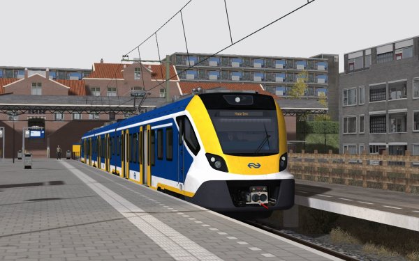 SNG staat te wachten op Zandvoort aan Zee voor vertrek naar Haarlem!