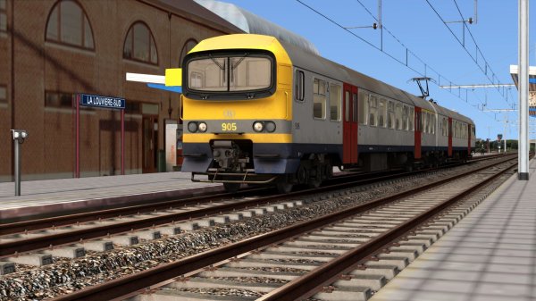 AM 86 ALS P trein naar Bergen