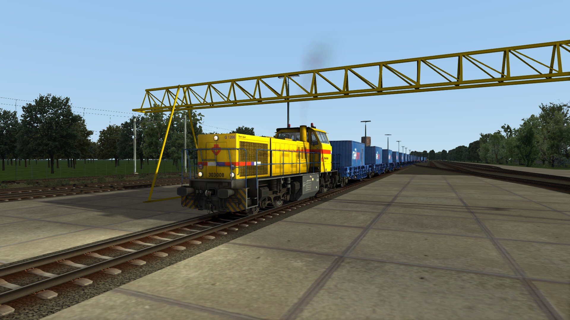 Strukton 303008 Danique vertrekt van Crailoo met werktrein naar Tiel