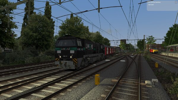 Lineas G2000 met post wagens in Roosendaal