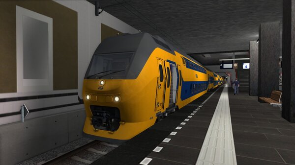 VIRMm 1 8646 op Rotterdam Blaak als IC naar Dordrecht